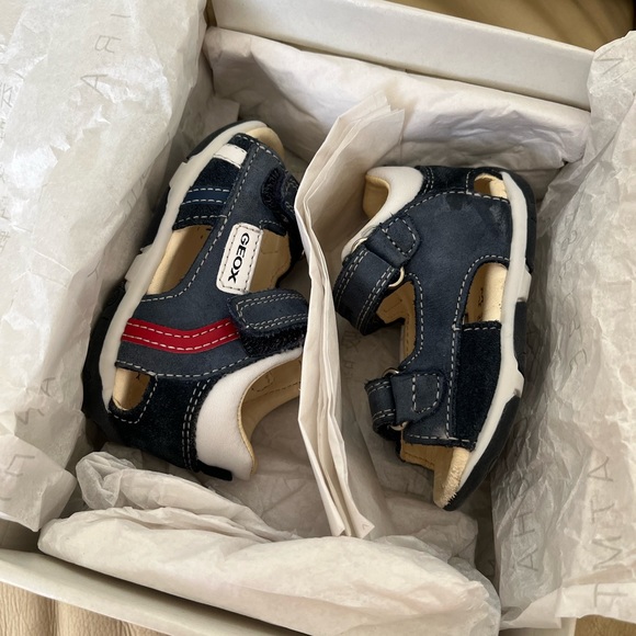 Geox baby leather shoes first steps size 19 - Picture 10 of 10